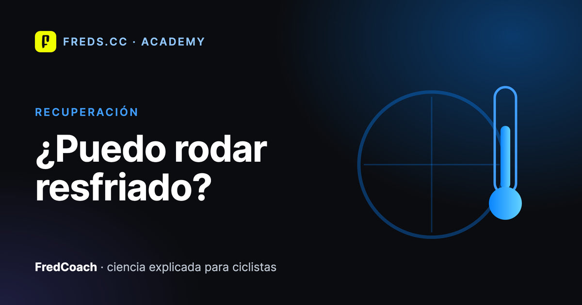 ¿Puedo salir en bici si estoy resfriado?