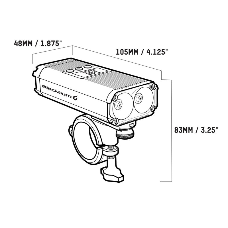 COUNTDOWN 1600 FRONT LIGHT