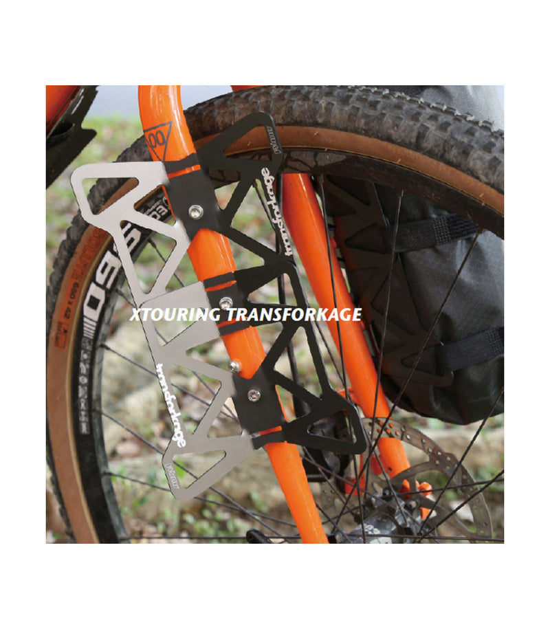 PORTABULTOS DE HORQUILLA WOHO TRANSFORKAGE (TITANIO ANODIZADO)